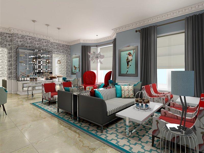 The Ampersand Hotel - Small Luxury Hotels Of The World London Kemudahan gambar 3D interior design
